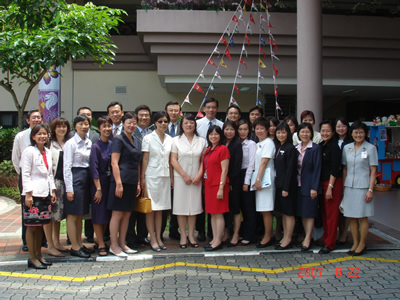 “2007年新加坡护理奖学金项目工作团”圆满完成出访任务(8.28)1