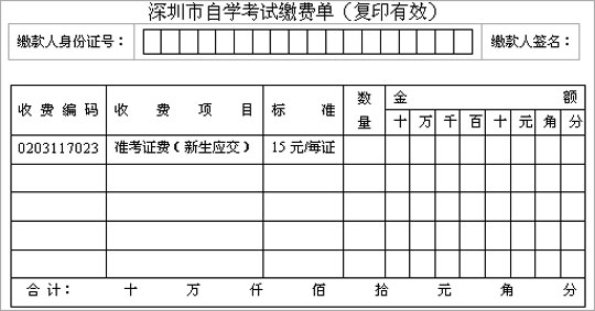 广东深圳2007年4月自学考试报名报考程序1
