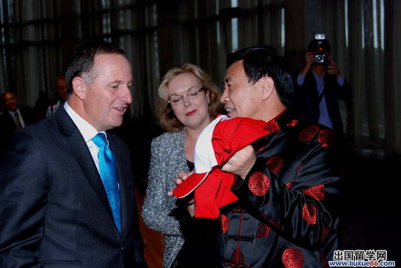 新西兰政府举办春节招待会 总理约翰·基向华人拜年1