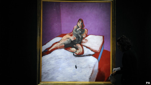 英媒2012:培根“激情”油画天价拍卖1