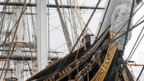 英媒2012:图辑：卡蒂萨克号古帆船火后重生2