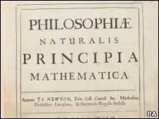 英国新闻:牛顿《原理》巨著原版上网1