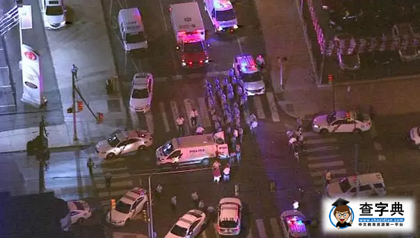 美国费城一名枪手袭击警察，造成一死多伤3
